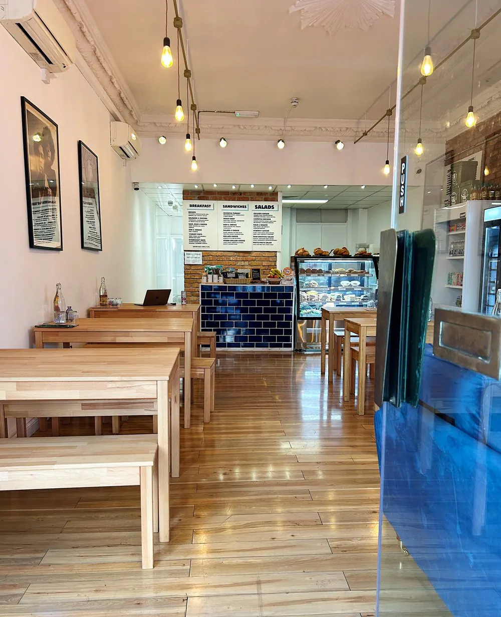 The Deli event space set for a private dinner